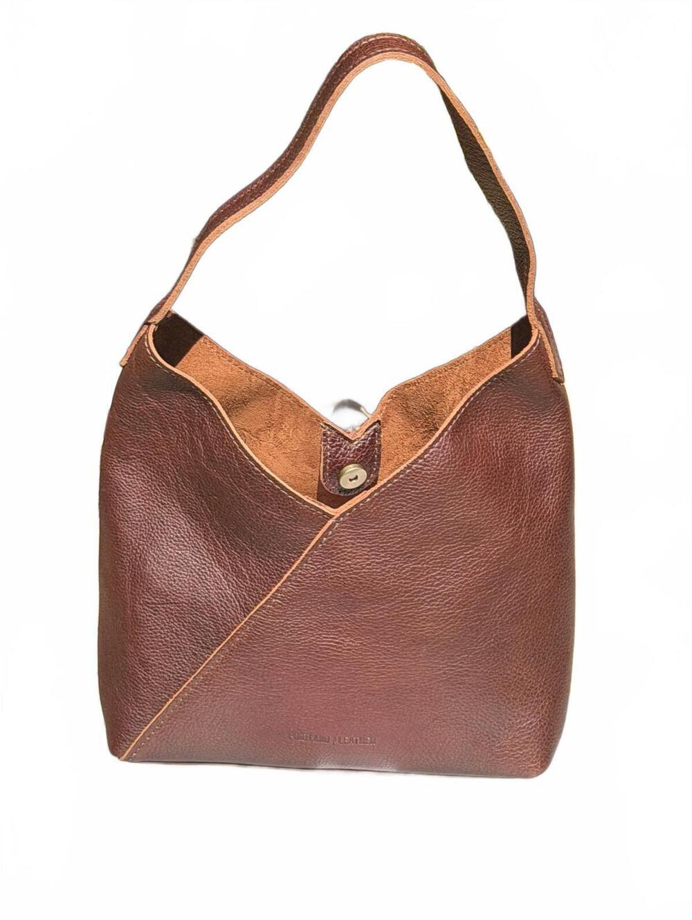 Portland Leather Goods Large Naomi Coldbrew NWT